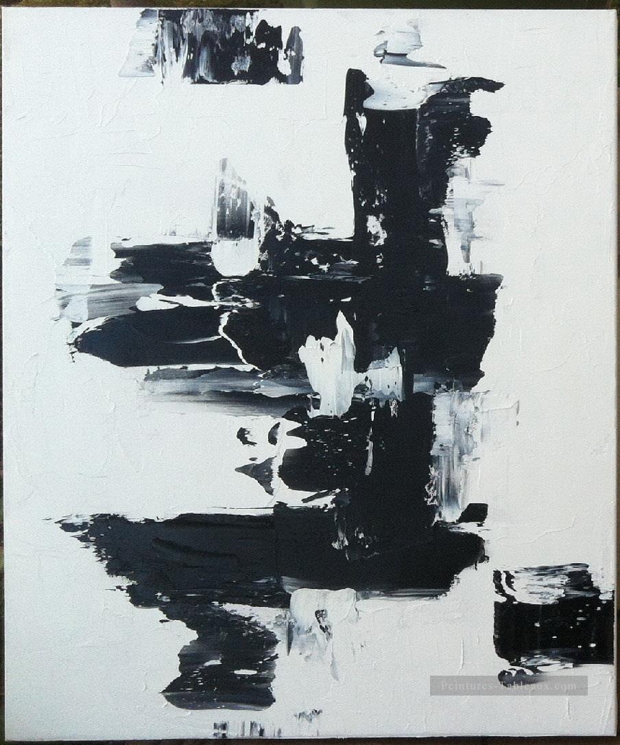 Noire et blanche motif 2 Peintures à l'huile